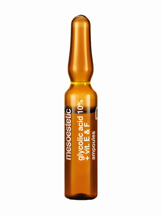 mesoestetic glycolic + vitamin e + f ampoule (10 units)